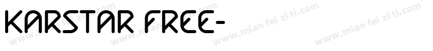Karstar Free字体转换